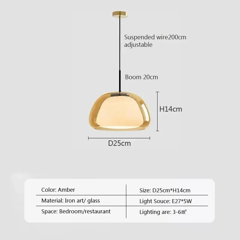 Lumenorth Amba Jelly Globe Pendant