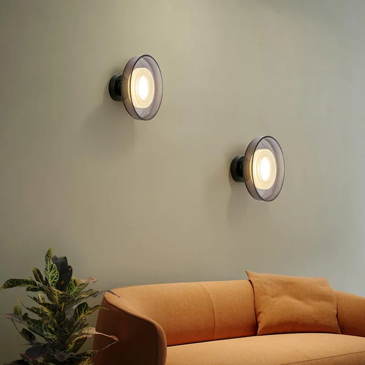 Lumenorth Pod LED Glass Wall Lamp