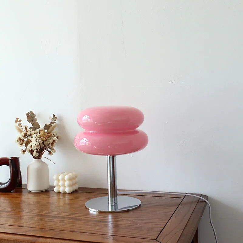 Lumenorth Opal Macaron Table Lamp