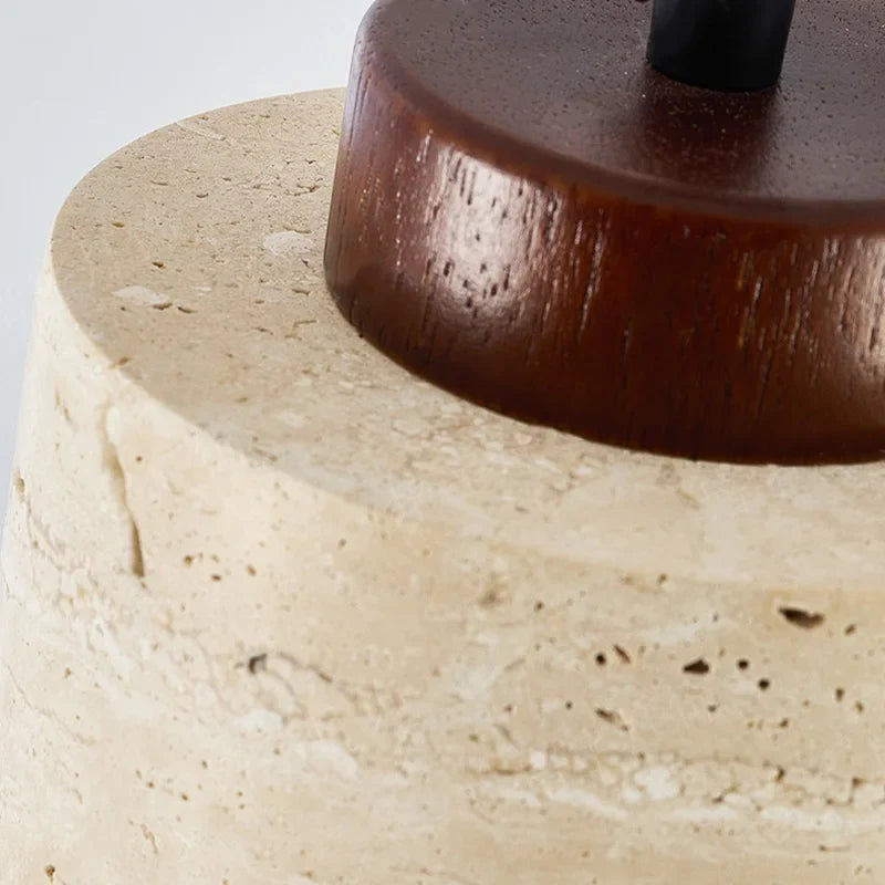 Lumenorth Slate Stone Pendant Light