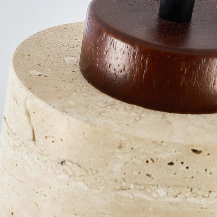Lumenorth Slate Stone Pendant Light