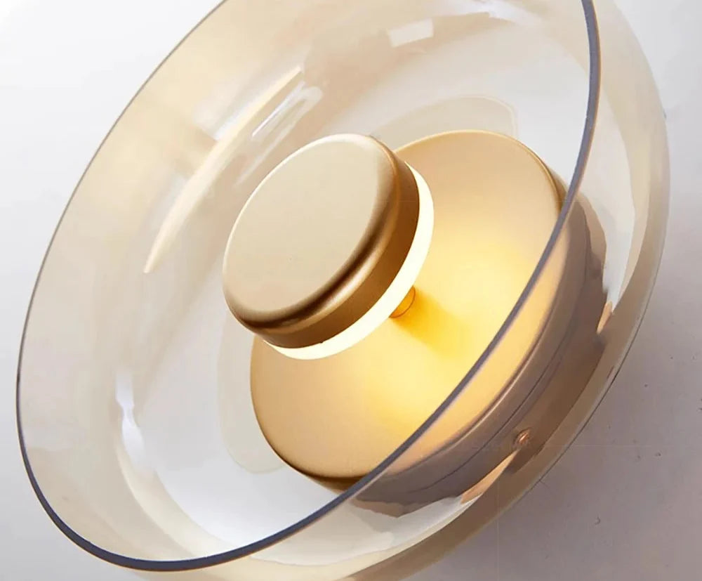 Lumenorth Eclipse Glass LED Wall Light