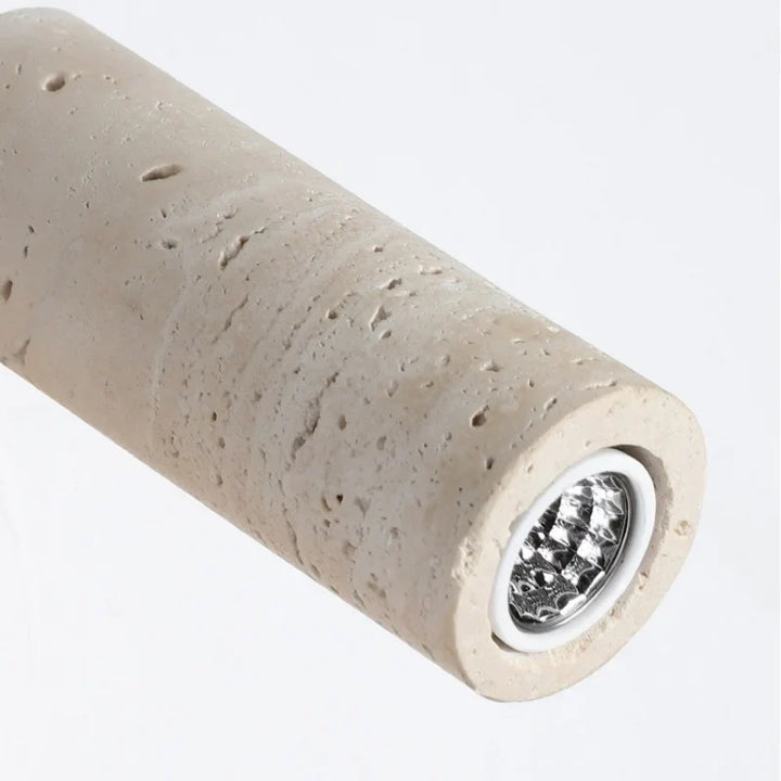 Lumenorth Basalt Travertine LED Sconce