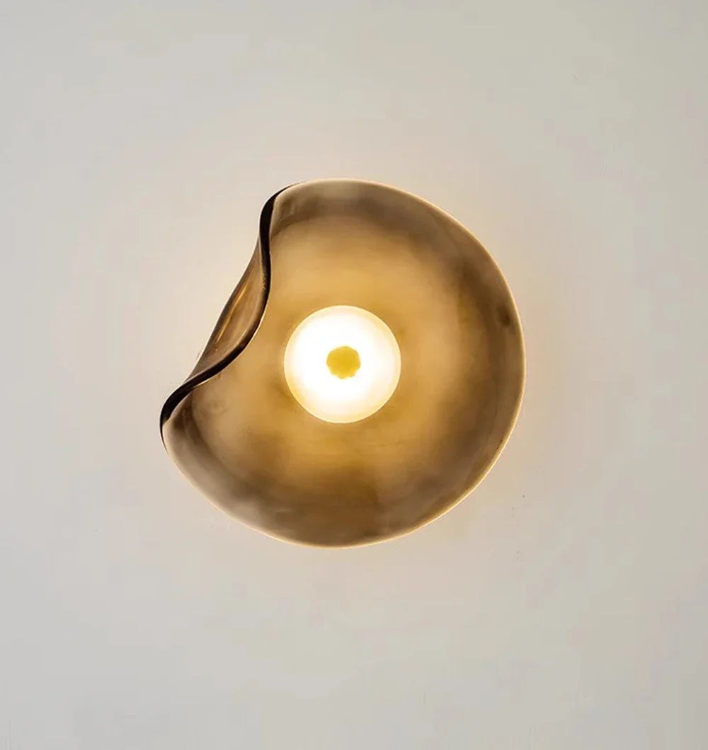 Lumenorth Coast LED Glass Wall Lamp