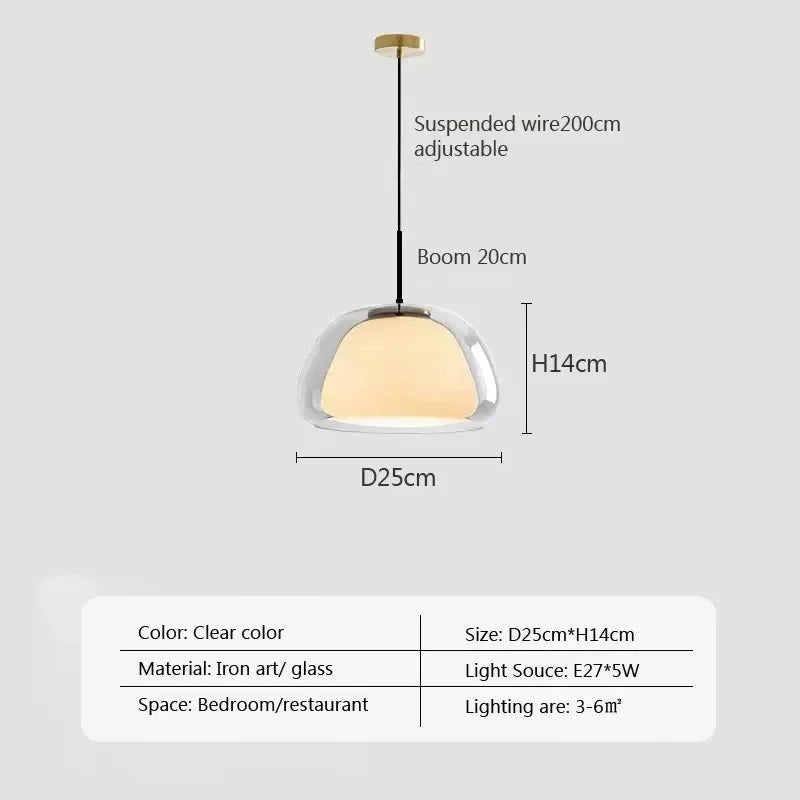 Lumenorth Amba Jelly Globe Pendant