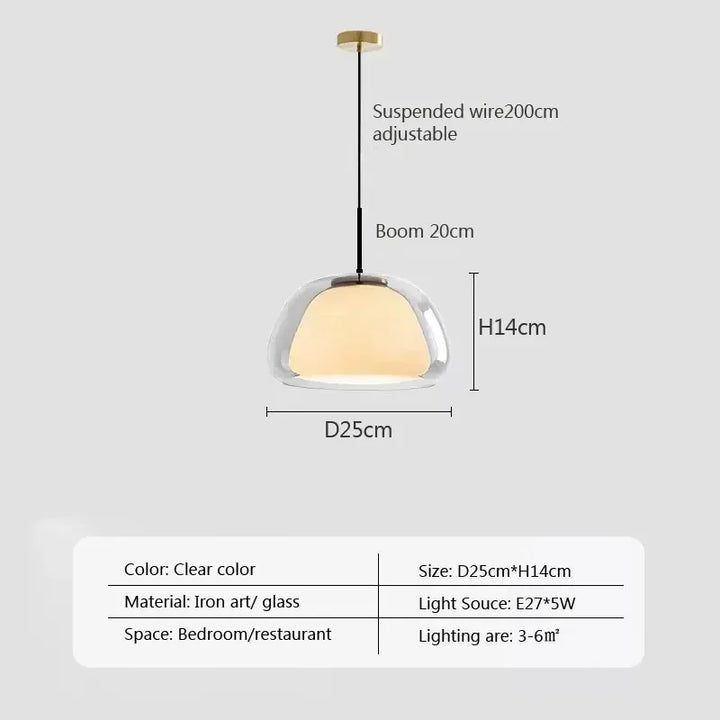 Lumenorth Amba Jelly Globe Pendant