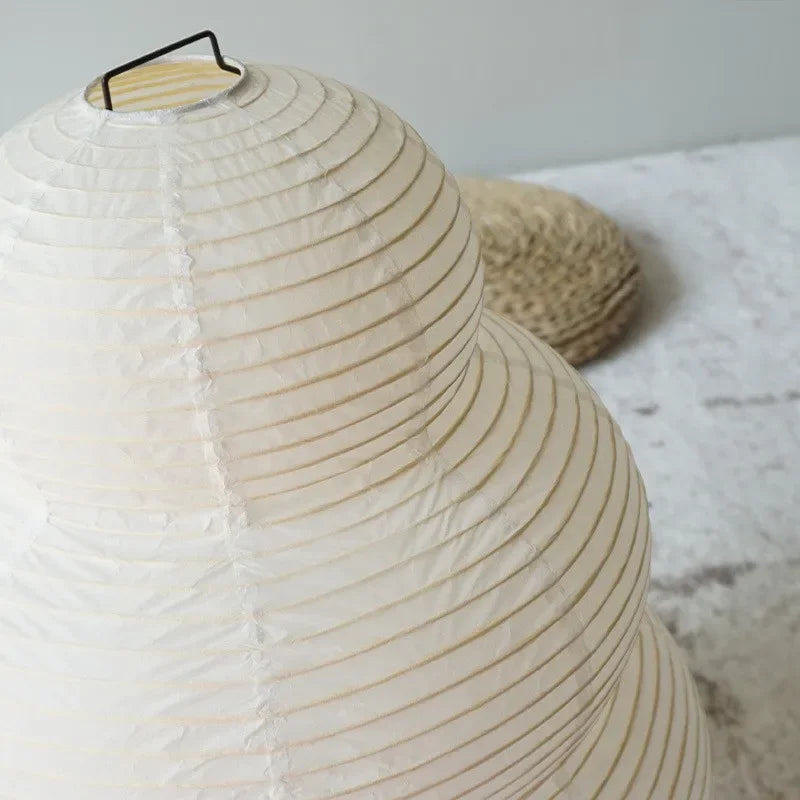 Lumenorth Mist Rice Paper Table Lamp