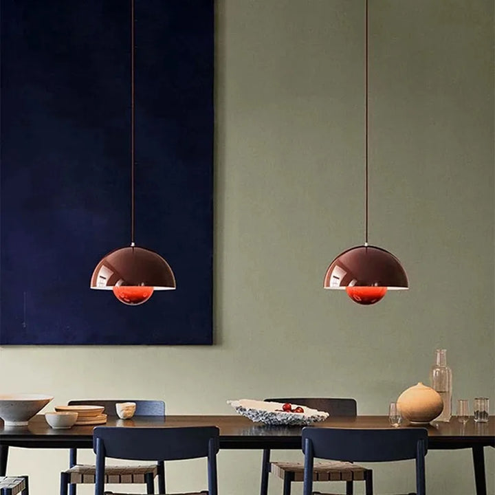 Lumenorth Dome Flowerpot Pendant Light