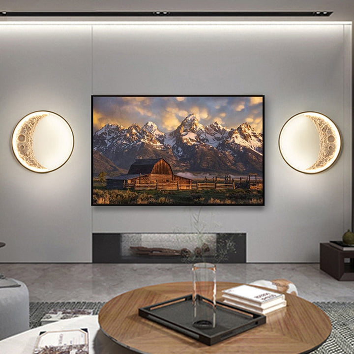 Lumenorth Arch Half Moon LED Wall Lamp