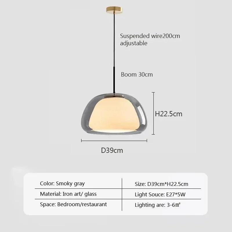 Lumenorth Amba Jelly Globe Pendant