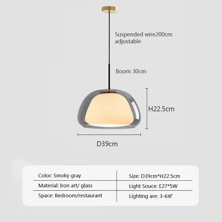 Lumenorth Amba Jelly Globe Pendant