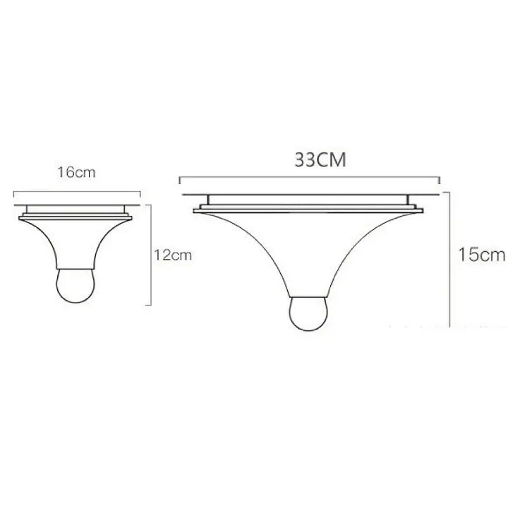 Lumenorth Disc Bauhaus LED Halo Lamp