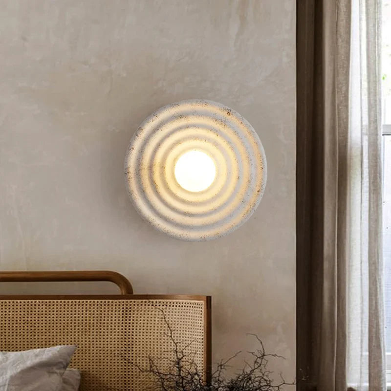 Lumenorth Moon Round Wall Lamp