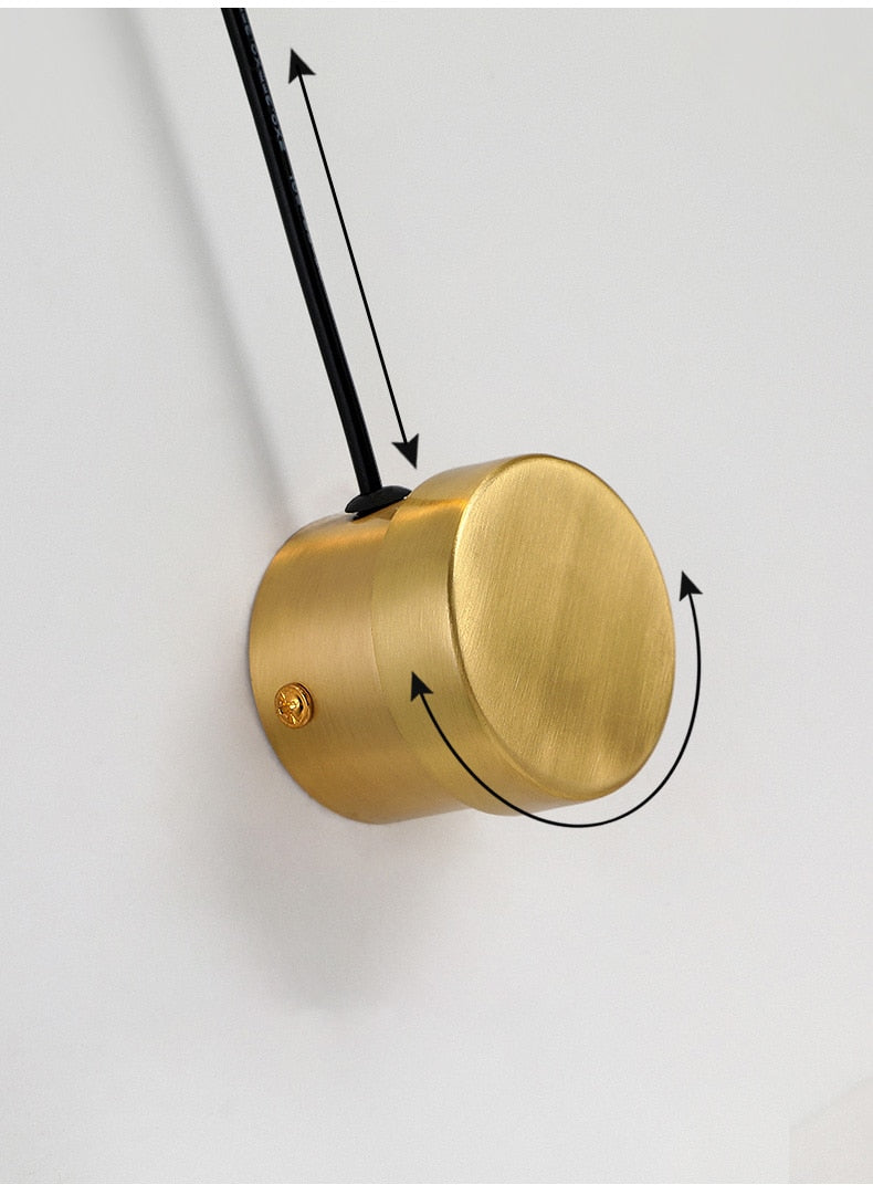 Lumenorth Dial Dimmable Wall Lamp