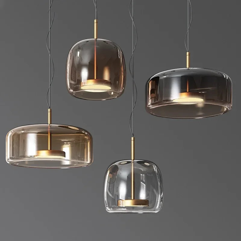 Lumenorth Bell Nordic Glass Pendant