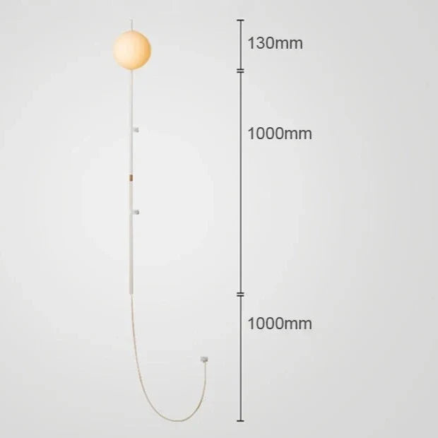 Lumenorth Wick Nordic Plug-In Wall Lamp