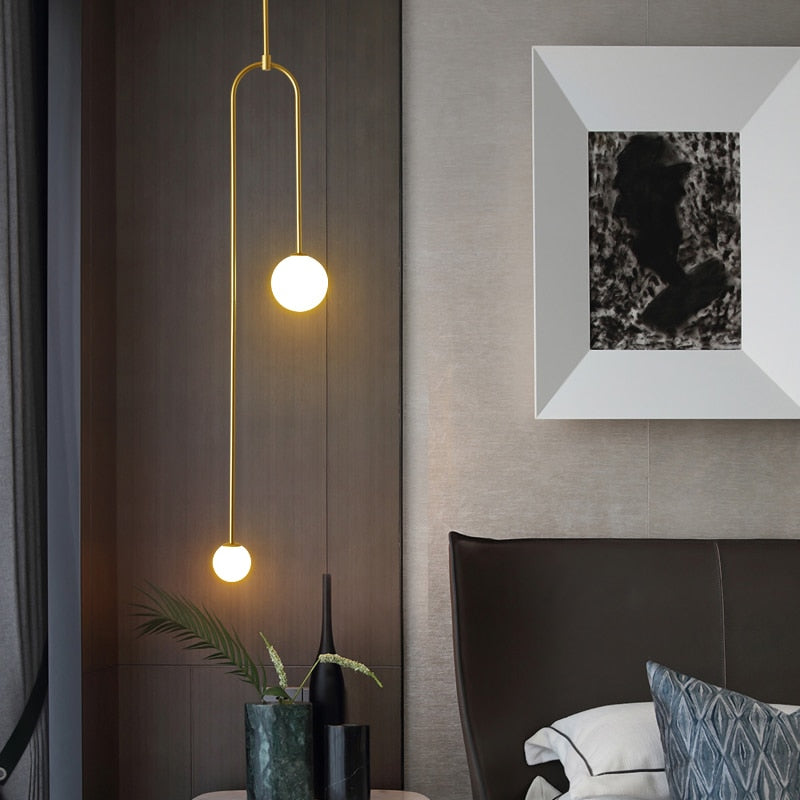 Lumenorth Column Modern Pendant Light