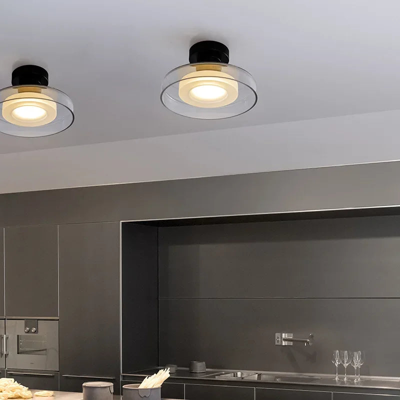 Lumenorth Pod LED Glass Wall Lamp