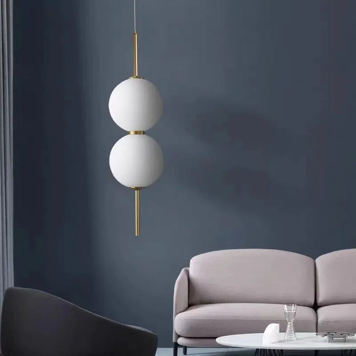 Lumenorth Cluster Glass Globe Pendant