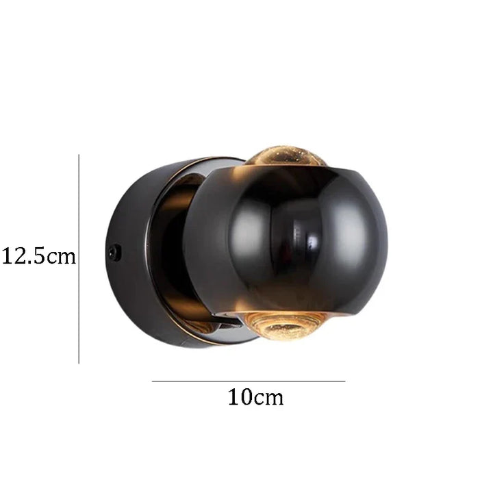 Lumenorth Ingot Brass LED Wall Lamp