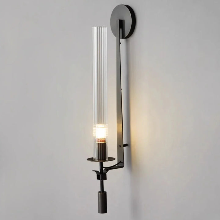 Lumenorth Torch Gold Wall Sconce