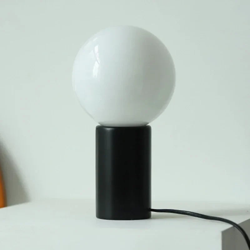 Lumenorth Spool Small Table Lamp