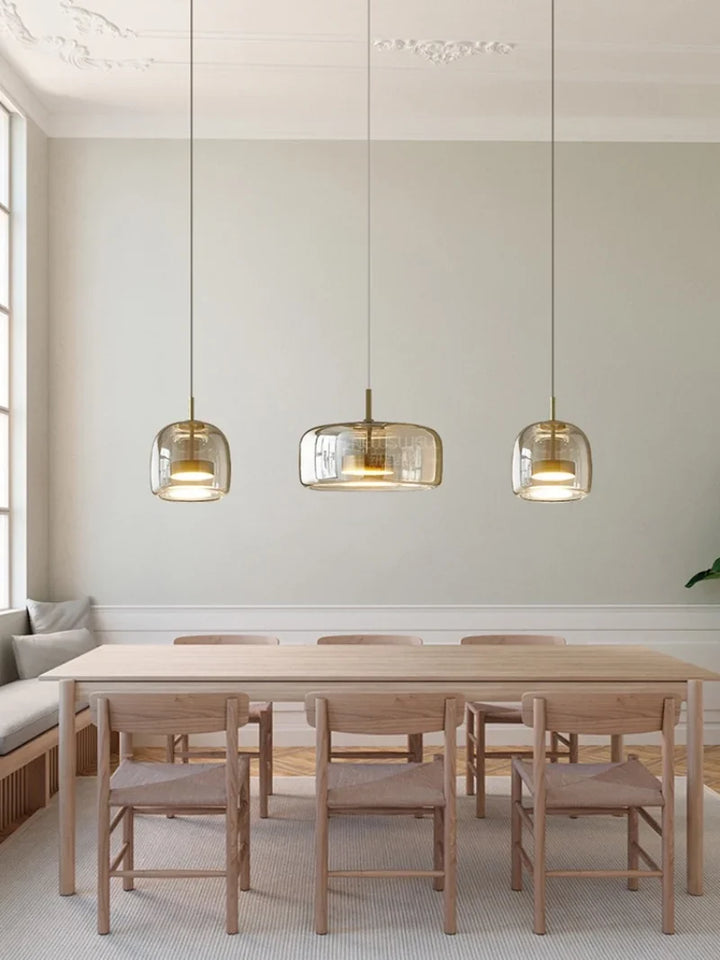 Lumenorth Bell Nordic Glass Pendant