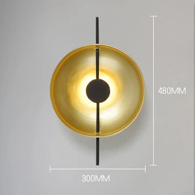 Lumenorth Linen Nordic Wall Sconce
