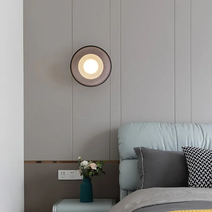 Lumenorth Pod LED Glass Wall Lamp