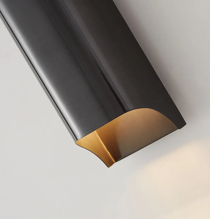 Lumenorth Wedge Brass LED Wall Lamp