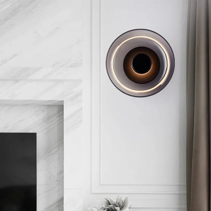 Lumenorth Eclipse Glass LED Wall Light