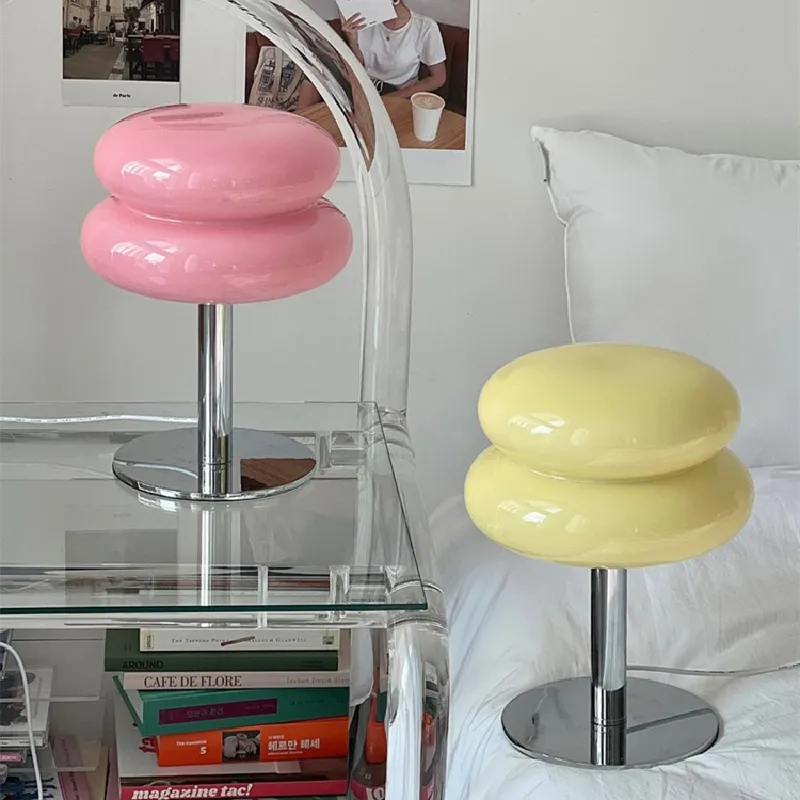 Lumenorth Opal Macaron Table Lamp