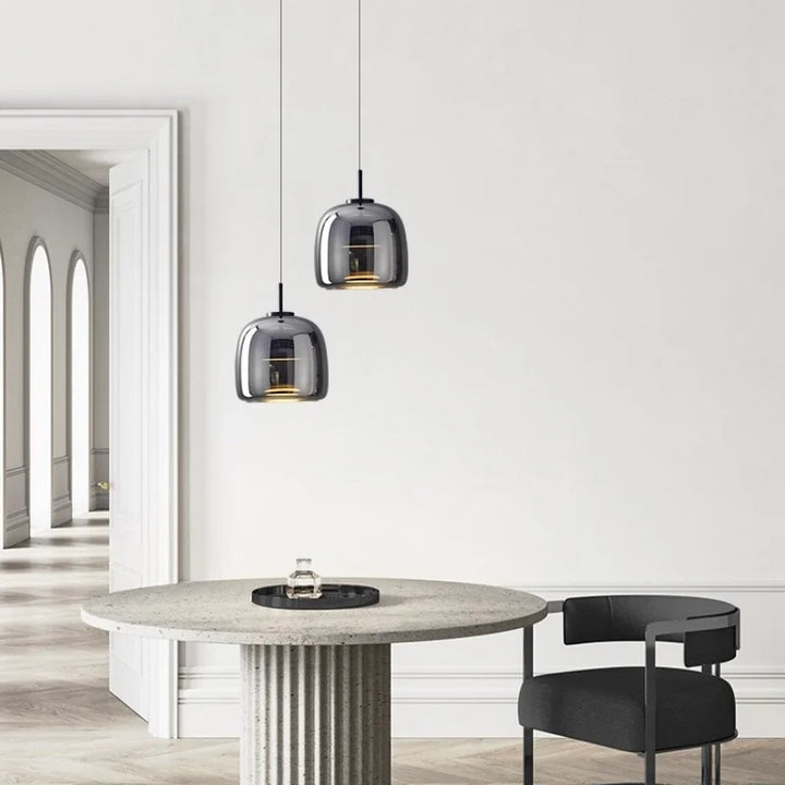 Lumenorth Bell Nordic Glass Pendant