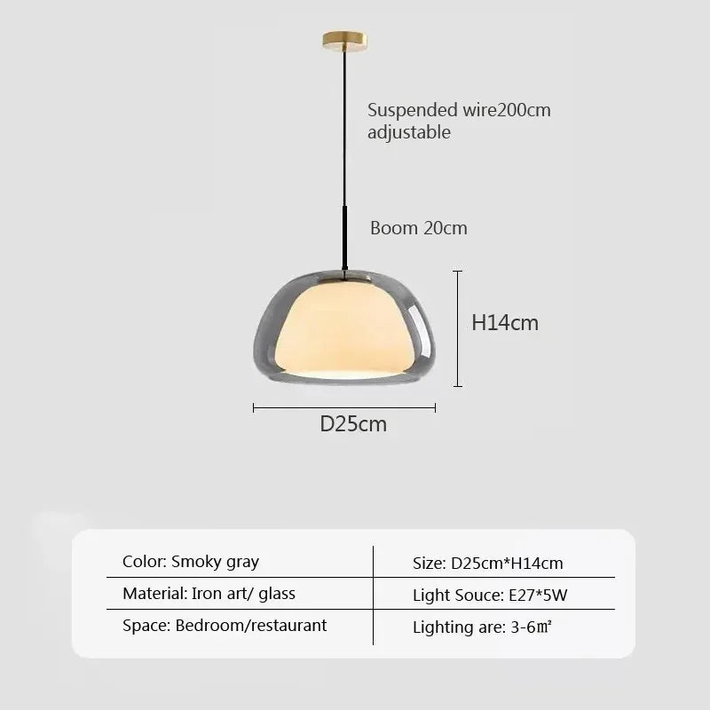 Lumenorth Amba Jelly Globe Pendant