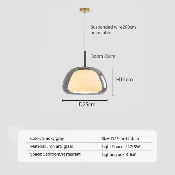 Lumenorth Amba Jelly Globe Pendant
