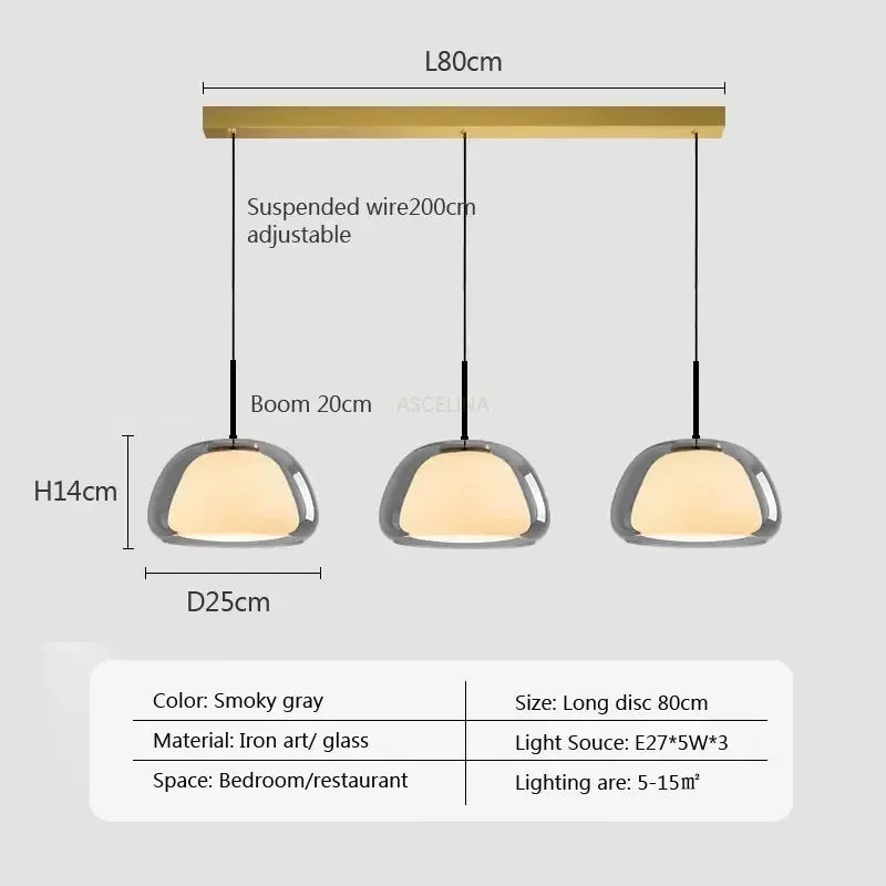 Lumenorth Amba Jelly Globe Pendant