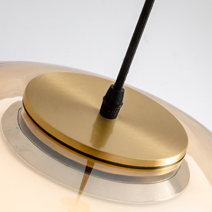 Lumenorth Drop Glass Globe Pendant