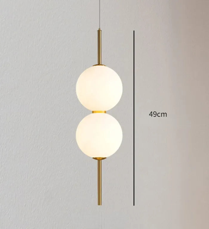 Lumenorth Cluster Glass Globe Pendant