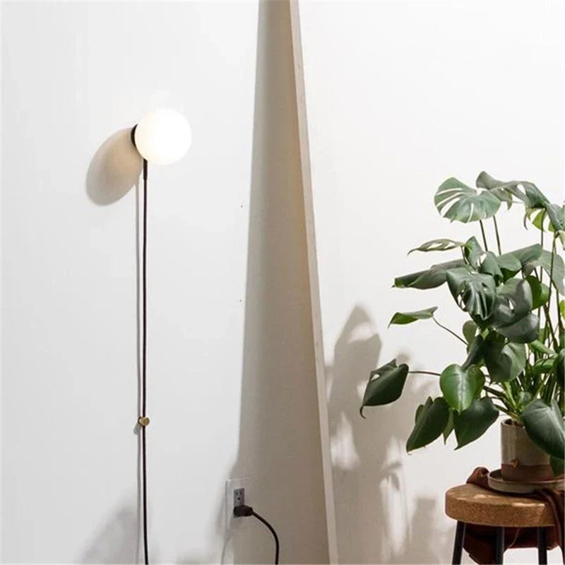 Lumenorth Sphere Glass Ball Wall Lamp
