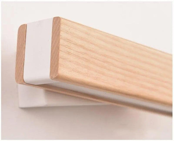 Lumenorth Twist Wood LED Wall Sconce