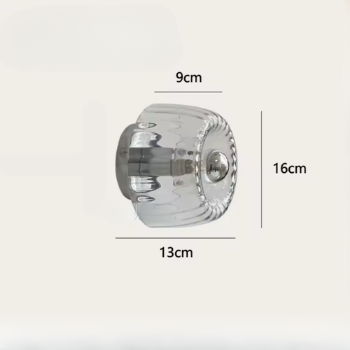 Lumenorth Flare Sunburst Wall Light