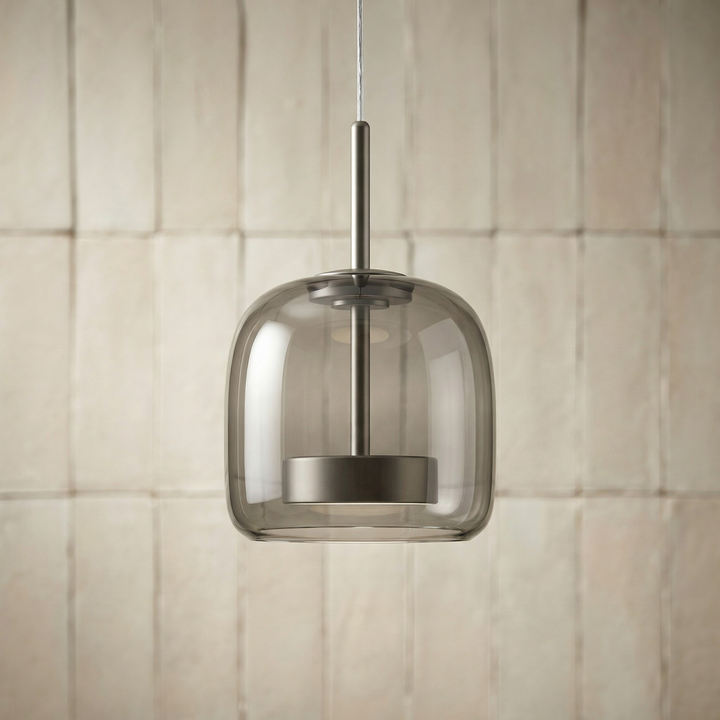 Lumenorth Bell Nordic Glass Pendant