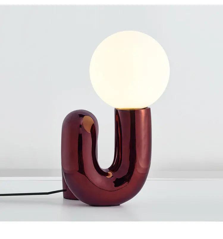 Lumenorth Loop Sculptural Table Lamp
