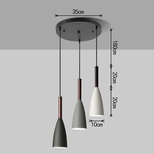Lumenorth Trio Kitchen Island Pendant