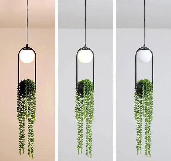 Lumenorth Trellis Planter Pendant Light