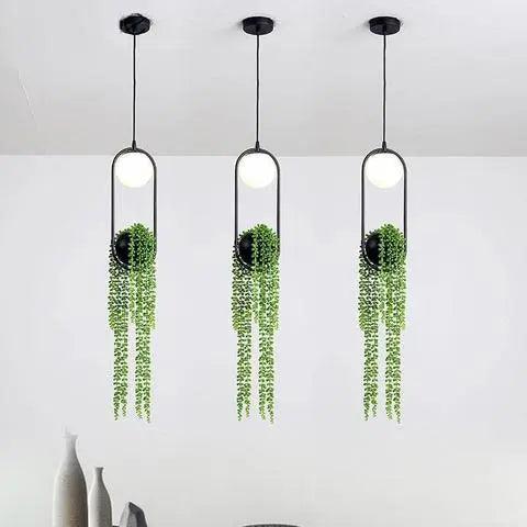 Lumenorth Trellis Planter Pendant Light