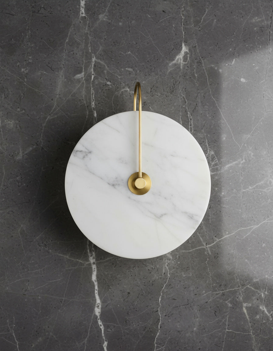 Lumenorth Quartz Marble LED Wall Light