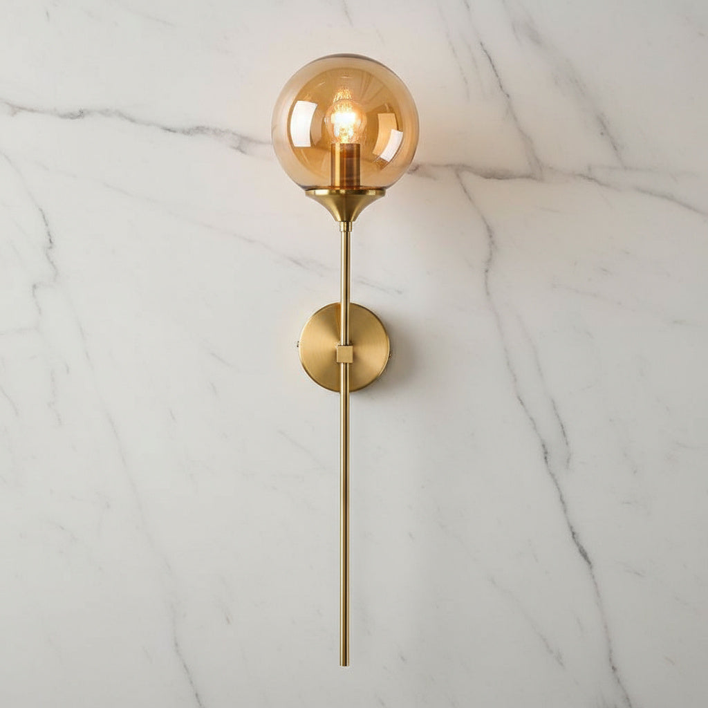 Lumenorth Aster Glass Wall Sconce