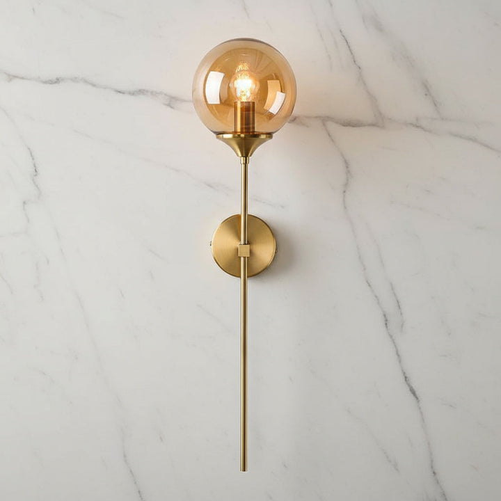 Lumenorth Aster Glass Wall Sconce