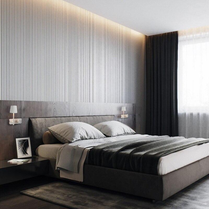 Lumenorth Crescent Plug-In Wall Light